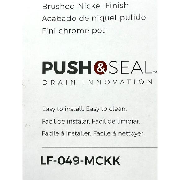 Pfister 3-Hole "Masey" Nickel Finish LF049MCKK Faucet w/Push & Seal Drain-NEW! - Picture 6 of 8
